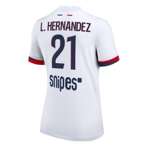 Paris Saint-Germain Lucas Hernandez #21 Gostujuci Dres za Ženska 2025-26 Kratak Rukavima
